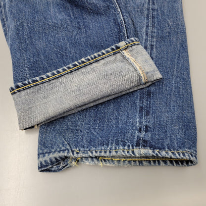 【中古品】【メンズ】 DENIM PANTS 1001XX デニムパンツ 水牛パッチ ジーンズ ボトムス 156-250524-as-08-izu サイズ：28×34 カラー：インディゴ 万代Net店