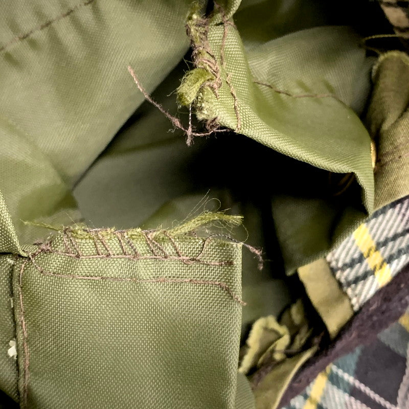 【現状渡し品】【メンズ】 Barbour バーブァー A200 ENGLAND製 1988年製 3ワラント 80S BORDER OILED JACKET 80年代 ボーダー オイルドジャケット アウター 長袖 144-250525-ma-05-izu サイズ：C42/107cm カラー：カーキ系 万代Net店