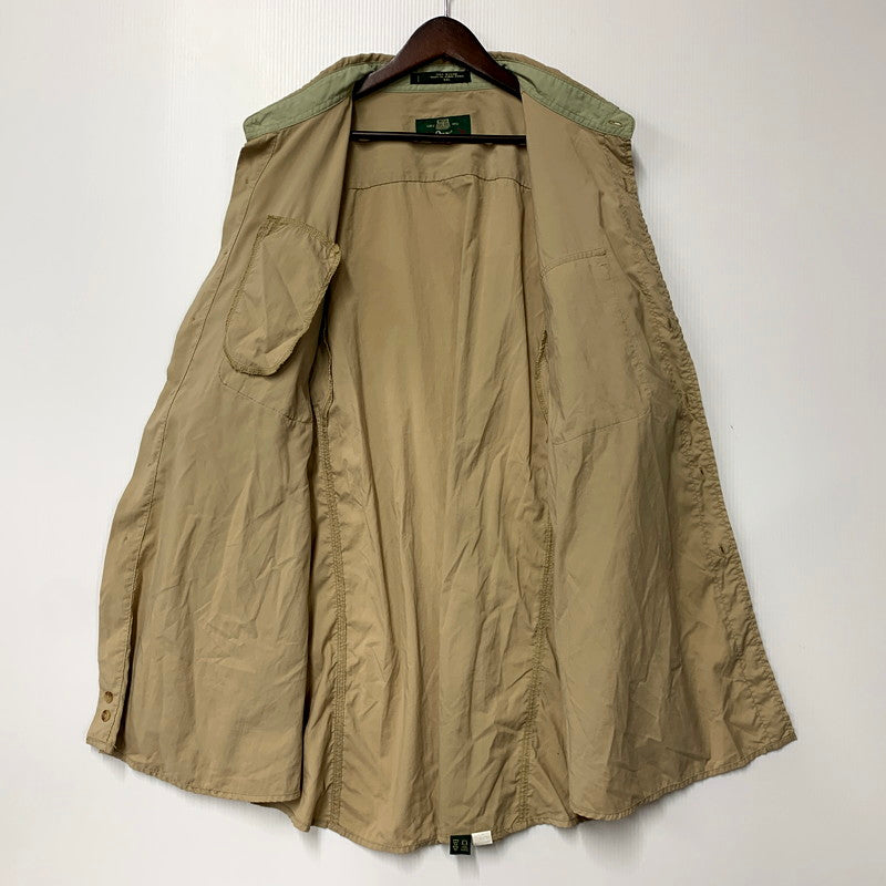 【中古品】【メンズ】 ORVIS オービス 90S NYLON SAFARI SHIRT オービス 90年代 ナイロンサファリシャツ トップス 長袖 146-250528-ma-19-izu サイズ：XXL カラー：ベージュ 万代Net店
