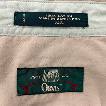 【中古品】【メンズ】 ORVIS オービス 90S NYLON SAFARI SHIRT オービス 90年代 ナイロンサファリシャツ トップス 長袖 146-250528-ma-19-izu サイズ：XXL カラー：ベージュ 万代Net店
