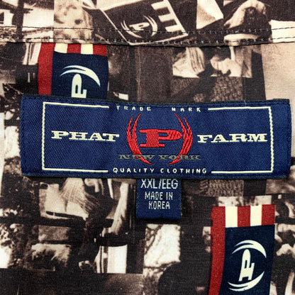 【中古品】【メンズ】 PHAT FARM ファットファーム 90S TOTALHANDLING SS SHIRT 90年代 トータルハンドリング ショートスリーブシャツ トップス 半袖 146-250528-ma-20-izu サイズ：XXL カラー：マルチ 万代Net店
