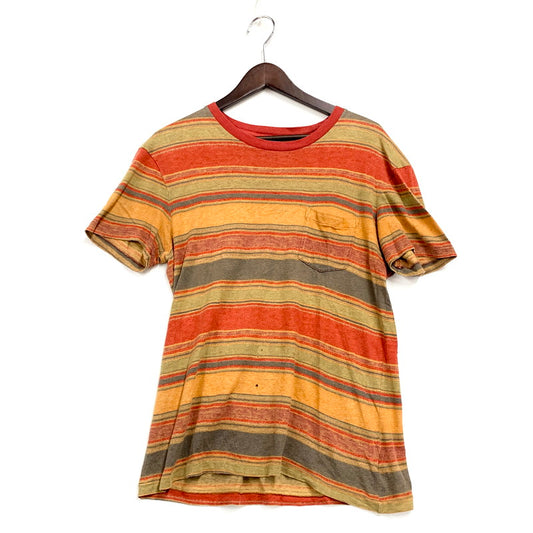 【現状渡し品】【メンズ】 Polo by Ralph Lauren ポロバイラルフローレン BORDER SS POCKET TEE ボーダー ショートスリーブ ポケット Tシャツ 半袖 トップス 146-250706-as-20-izu サイズ：S カラー：マルチカラー 万代Net店