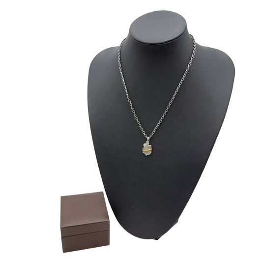 【中古品】【メンズ/レディース】 SPANGLE JEWELS スパングル SILVER OAK LEAF PENDANT SMALL&CHAIN SET シルバー オークリーフ ペンダント スモール チェーン セット ネックレス アクセサリー 192-250526-as-21-izu カラー：シルバー系 万代Net店