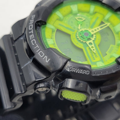 【中古品】【メンズ/レディース】 G-SHOCK ジーショック ANALOG-DIGITAL WATCH GA-110B アナログ デジタル 腕時計 196-250716-as-27-izu カラー：グリーン系×ブラック 万代Net店