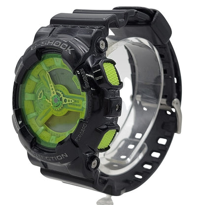 【中古品】【メンズ/レディース】 G-SHOCK ジーショック ANALOG-DIGITAL WATCH GA-110B アナログ デジタル 腕時計 196-250716-as-27-izu カラー：グリーン系×ブラック 万代Net店