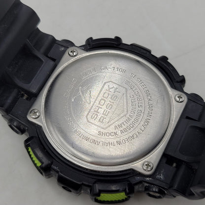 【中古品】【メンズ/レディース】 G-SHOCK ジーショック ANALOG-DIGITAL WATCH GA-110B アナログ デジタル 腕時計 196-250716-as-27-izu カラー：グリーン系×ブラック 万代Net店