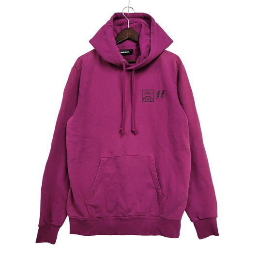 【中古品】【メンズ】 DIESEL ディーゼル S-GIRK HOODED SWEATSHIRT 00SAUF フーデッド スウェットシャツ パーカー 長袖 トップス 141-250526-as-03-izu サイズ：M カラー：パープル系 万代Net店