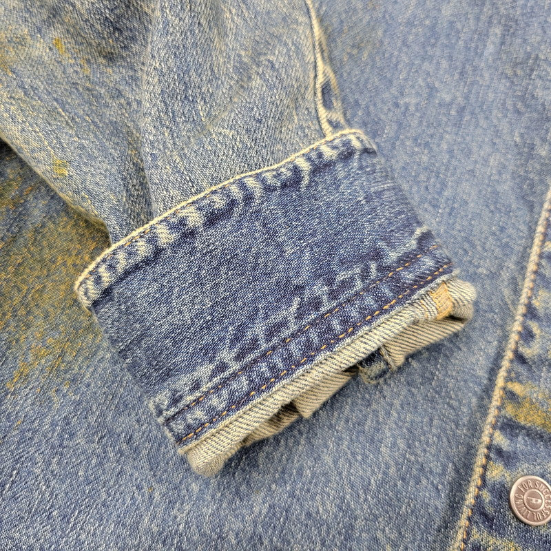 【中古美品】【メンズ】 DIESEL ディーゼル LS DENIM SHIRT JP-D-SIMPLY-OVER CAMICIA P01149 ロングスリーブ デニムシャツ 長袖 トップス 141-250526-as-05-izu サイズ：S カラー：インディゴ 万代Net店