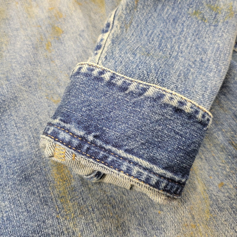 【中古美品】【メンズ】 DIESEL ディーゼル LS DENIM SHIRT JP-D-SIMPLY-OVER CAMICIA P01149 ロングスリーブ デニムシャツ 長袖 トップス 141-250526-as-05-izu サイズ：S カラー：インディゴ 万代Net店