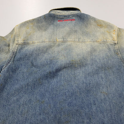 【中古美品】【メンズ】 DIESEL ディーゼル LS DENIM SHIRT JP-D-SIMPLY-OVER CAMICIA P01149 ロングスリーブ デニムシャツ 長袖 トップス 141-250526-as-05-izu サイズ：S カラー：インディゴ 万代Net店
