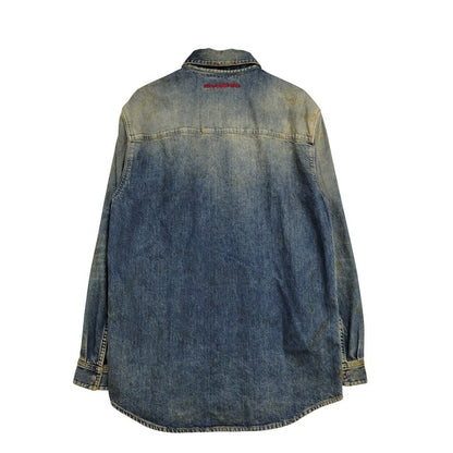【中古美品】【メンズ】 DIESEL ディーゼル LS DENIM SHIRT JP-D-SIMPLY-OVER CAMICIA P01149 ロングスリーブ デニムシャツ 長袖 トップス 141-250526-as-05-izu サイズ：S カラー：インディゴ 万代Net店