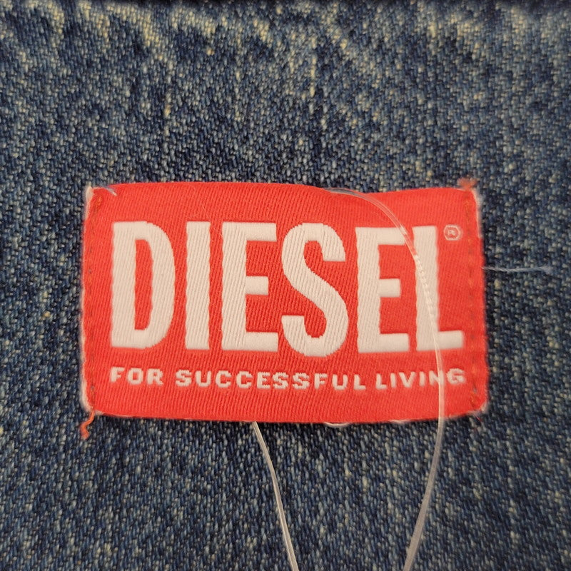 【中古美品】【メンズ】 DIESEL ディーゼル LS DENIM SHIRT JP-D-SIMPLY-OVER CAMICIA P01149 ロングスリーブ デニムシャツ 長袖 トップス 141-250526-as-05-izu サイズ：S カラー：インディゴ 万代Net店