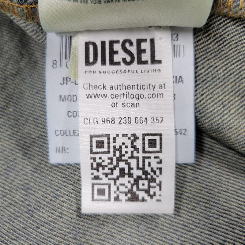 【中古美品】【メンズ】 DIESEL ディーゼル LS DENIM SHIRT JP-D-SIMPLY-OVER CAMICIA P01149 ロングスリーブ デニムシャツ 長袖 トップス 141-250526-as-05-izu サイズ：S カラー：インディゴ 万代Net店