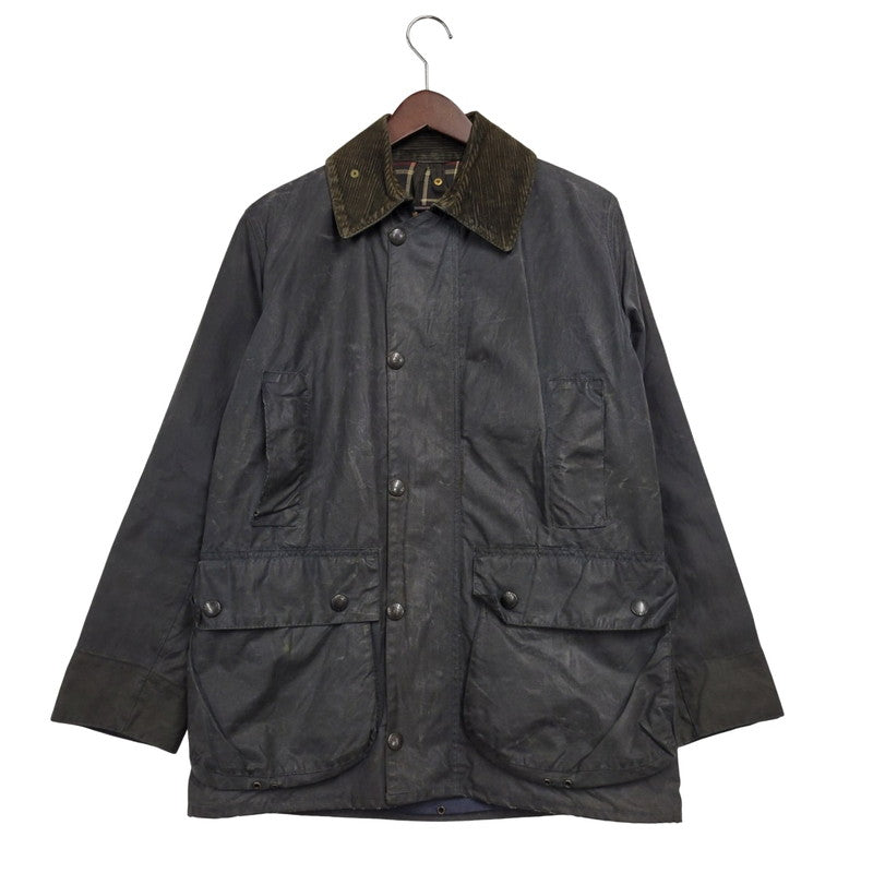 【現状渡し品】【メンズ】 Barbour バーブァー BORDER OILED JACKET ボーダー オイルドジャケット 英国製 アウター 144-250526-as-06-izu カラー：ブラック系 万代Net店