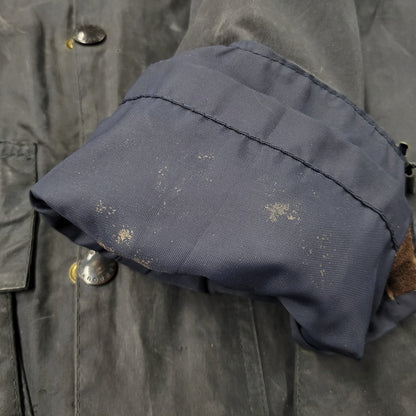 【現状渡し品】【メンズ】 Barbour バーブァー BORDER OILED JACKET ボーダー オイルドジャケット 英国製 アウター 144-250526-as-06-izu カラー：ブラック系 万代Net店