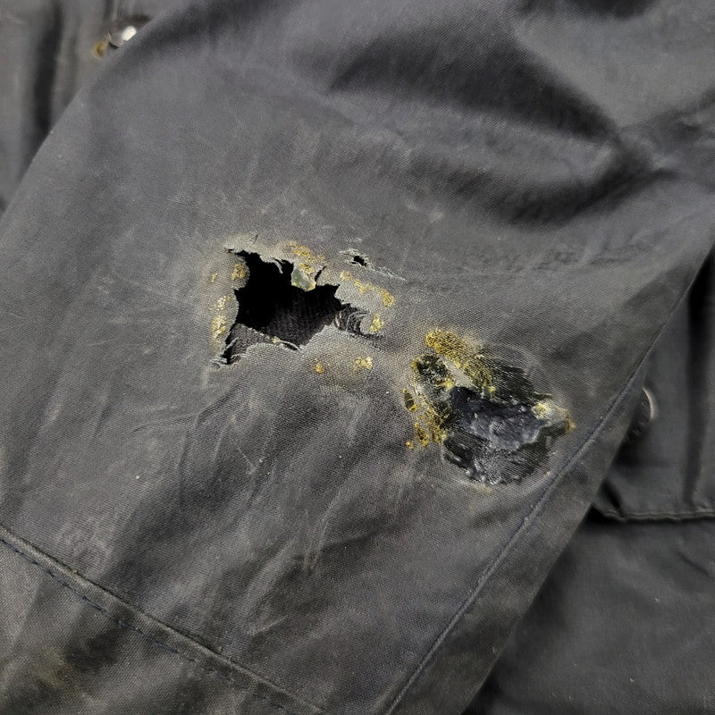 【現状渡し品】【メンズ】 Barbour バーブァー BORDER OILED JACKET ボーダー オイルドジャケット 英国製 アウター 144-250526-as-06-izu カラー：ブラック系 万代Net店