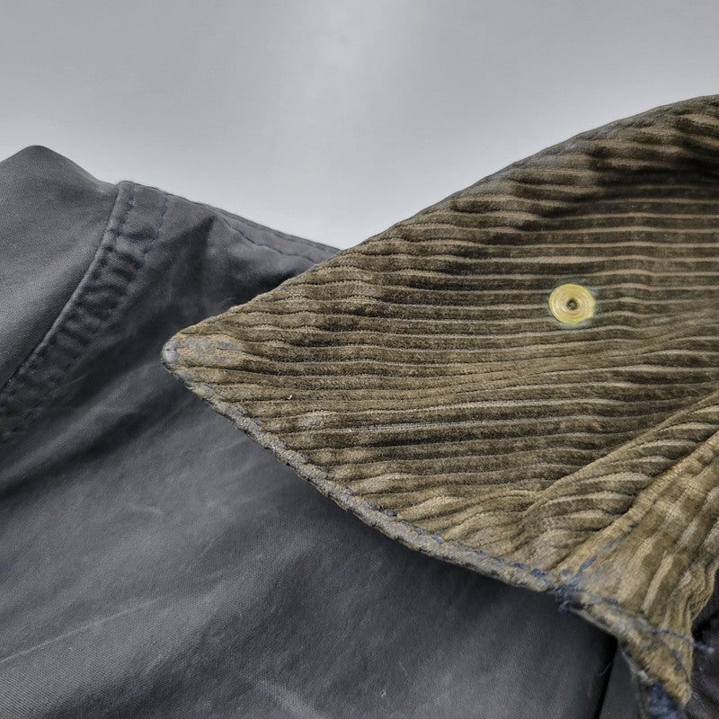 【現状渡し品】【メンズ】 Barbour バーブァー BORDER OILED JACKET ボーダー オイルドジャケット 英国製 アウター 144-250526-as-06-izu カラー：ブラック系 万代Net店