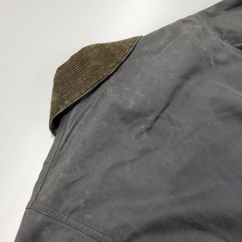 【現状渡し品】【メンズ】 Barbour バーブァー BORDER OILED JACKET ボーダー オイルドジャケット 英国製 アウター 144-250526-as-06-izu カラー：ブラック系 万代Net店