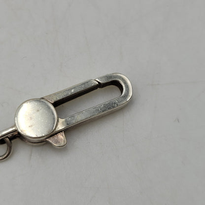 【中古品】【メンズ/レディース】 GUCCI グッチ AG925 TRADEMARK SQUARE PLATE SILVER NECKLACE トレードマーク スクエア プレート シルバー ネックレス アクセサリー 182-250526-as-19-izu カラー：シルバー 万代Net店