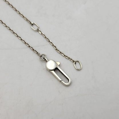 【中古品】【メンズ/レディース】 GUCCI グッチ AG925 TRADEMARK SQUARE PLATE SILVER NECKLACE トレードマーク スクエア プレート シルバー ネックレス アクセサリー 182-250526-as-19-izu カラー：シルバー 万代Net店
