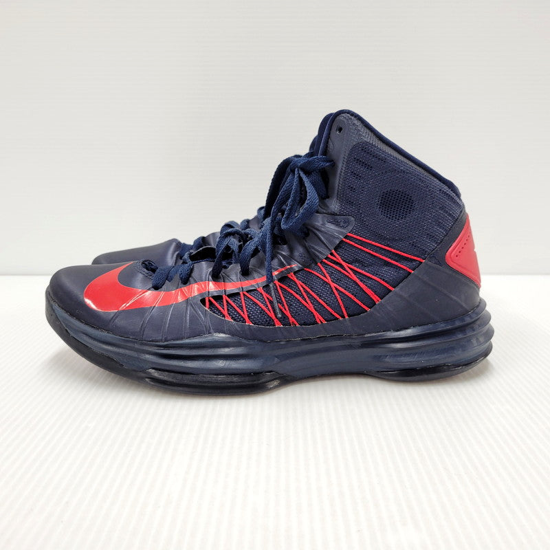【中古品】【メンズ】 NIKE ナイキ HYPERDUNK 524934-400 ハイパーダンク スニーカー シューズ 靴 160-250527-as-05-izu サイズ：27.5cm カラー：OBSIDIAN/UNIVERSITY RED 万代Net店