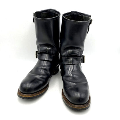 【中古品】【メンズ】 RED WING レッドウィング 2268 USA製 2004年製 刺繍羽タグ ENGINEER BOOTS エンジニアブーツ 靴 シューズ 164-250528-ma-08-izu サイズ：US10D カラー：BLACK 万代Net店