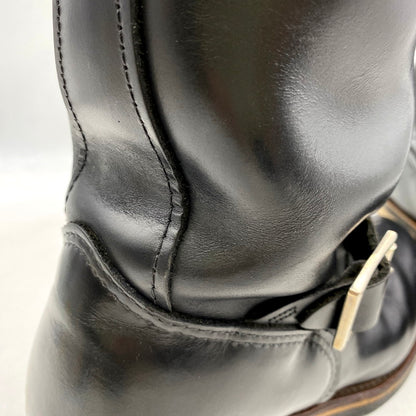 【中古品】【メンズ】 RED WING レッドウィング 2268 USA製 2004年製 刺繍羽タグ ENGINEER BOOTS エンジニアブーツ 靴 シューズ 164-250528-ma-08-izu サイズ：US10D カラー：BLACK 万代Net店