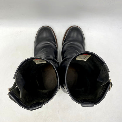 【中古品】【メンズ】 RED WING レッドウィング 2268 USA製 2004年製 刺繍羽タグ ENGINEER BOOTS エンジニアブーツ 靴 シューズ 164-250528-ma-08-izu サイズ：US10D カラー：BLACK 万代Net店