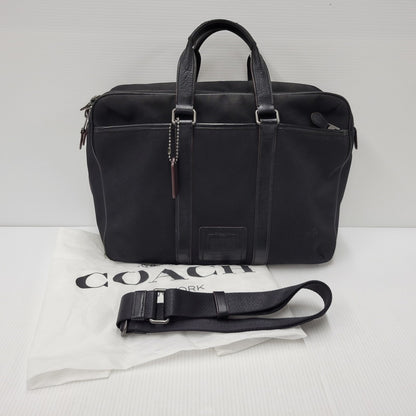 【現状渡し品】【メンズ】 COACH コーチ 3WAY BRIEF CASE 27375 ブリーフケース ビジネスバッグ カバン 鞄 180-250529-as-04-izu カラー：ブラック 万代Net店