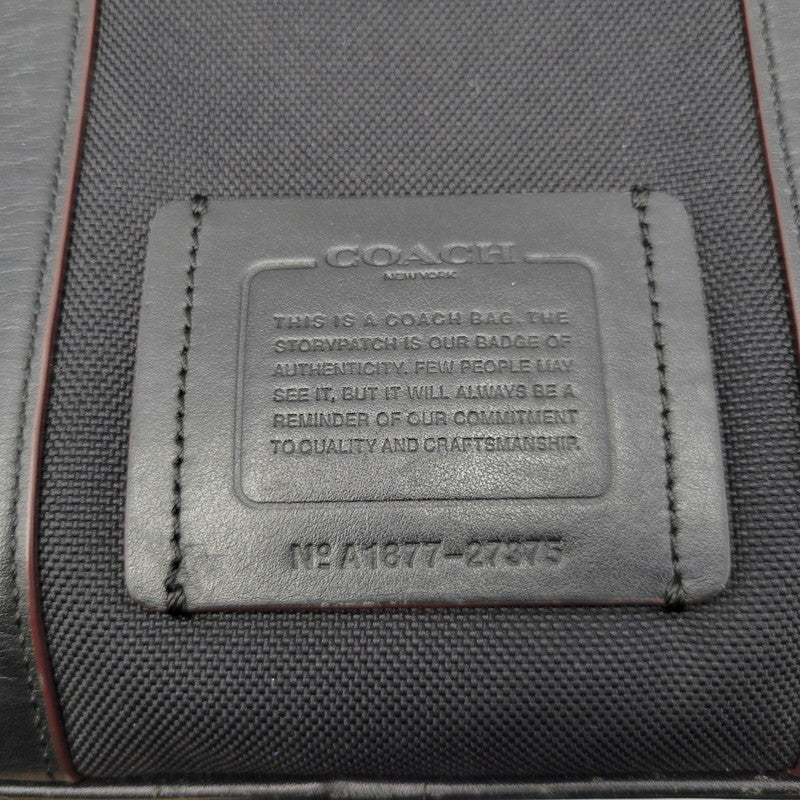 【現状渡し品】【メンズ】 COACH コーチ 3WAY BRIEF CASE 27375 ブリーフケース ビジネスバッグ カバン 鞄 180-250529-as-04-izu カラー：ブラック 万代Net店