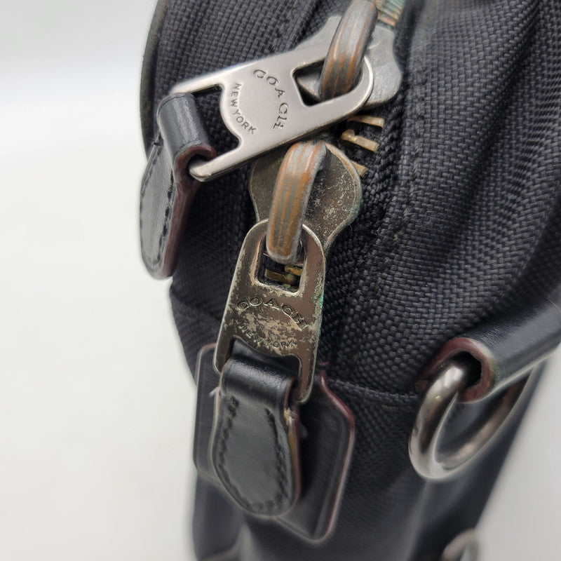 【現状渡し品】【メンズ】 COACH コーチ 3WAY BRIEF CASE 27375 ブリーフケース ビジネスバッグ カバン 鞄 180-250529-as-04-izu カラー：ブラック 万代Net店