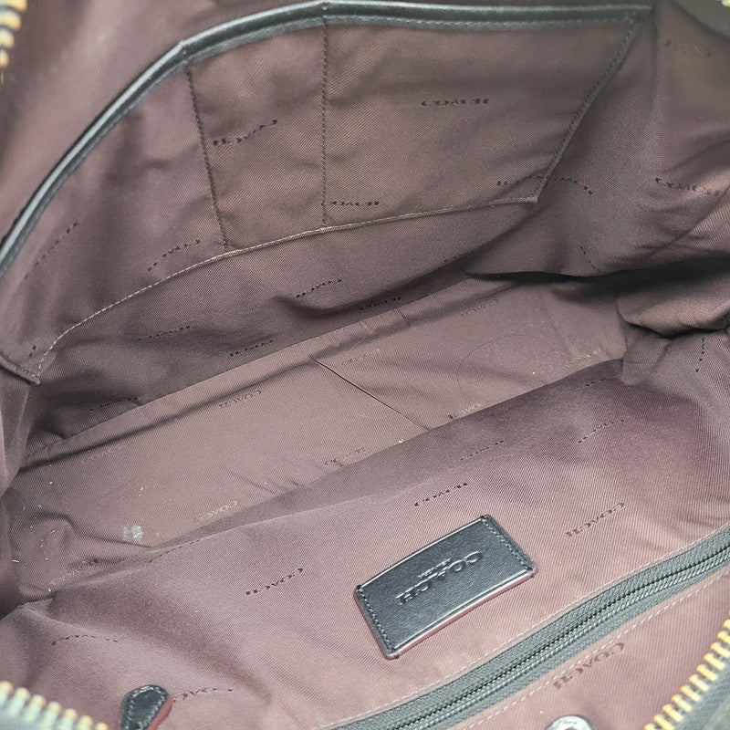 【現状渡し品】【メンズ】 COACH コーチ 3WAY BRIEF CASE 27375 ブリーフケース ビジネスバッグ カバン 鞄 180-250529-as-04-izu カラー：ブラック 万代Net店