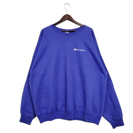 【中古品】【メンズ】 Champion チャンピオン メキシコ製 青刺繍タグ 90S SWEATSHIRT 90年代 スウェットシャツ トップス 長袖 146-250602-ma-26-izu サイズ：XXL カラー：BLUE 万代Net店