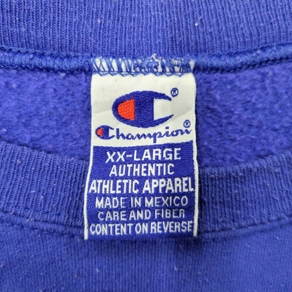 【中古品】【メンズ】 メキシコ製 青刺繍タグ 90S SWEATSHIRT 90年代 スウェットシャツ トップス 長袖 146-250602-ma-26-izu サイズ：XXL カラー：BLUE 万代Net店