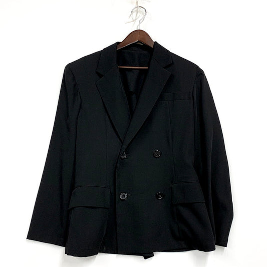 【中古品】【レディース】 Y's ワイズ YU-J71-101 DOUBLE TAILORED JACKET ダブルテーラードジャケット アウター 長袖 168-250529-ma-07-izu サイズ：不明 カラー：BLACK 万代Net店