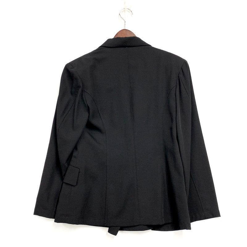 【中古品】【レディース】 Y's ワイズ YU-J71-101 DOUBLE TAILORED JACKET ダブルテーラードジャケット アウター 長袖 168-250529-ma-07-izu サイズ：不明 カラー：BLACK 万代Net店