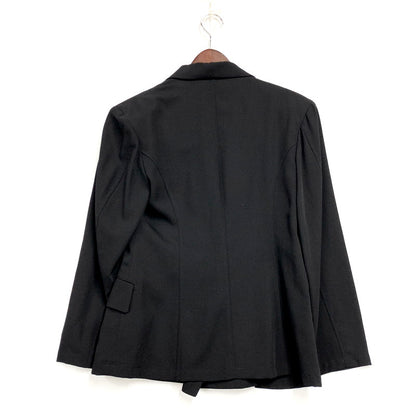 【中古品】【レディース】 Y's ワイズ YU-J71-101 DOUBLE TAILORED JACKET ダブルテーラードジャケット アウター 長袖 168-250529-ma-07-izu サイズ：不明 カラー：BLACK 万代Net店
