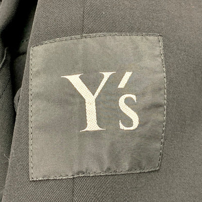 【中古品】【レディース】 Y's ワイズ YU-J71-101 DOUBLE TAILORED JACKET ダブルテーラードジャケット アウター 長袖 168-250529-ma-07-izu サイズ：不明 カラー：BLACK 万代Net店