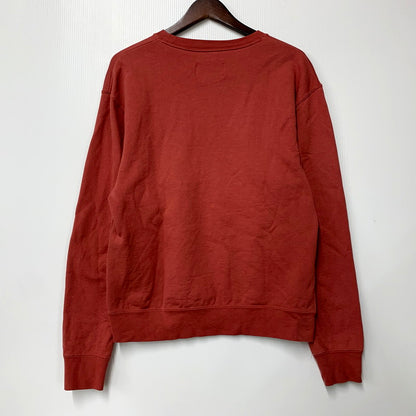 【中古品】【メンズ】 JORDAN BRAND ジョーダン ブランド AS M J ESS STMT FLC GFX CANYON RUST CREW NECK SWEAT SHIRT DH9036-691 クルーネック スウェットシャツ トレーナー 長袖 トップス 148-250708-as-32-izu サイズ：S カラー：ピンク系 万代Net店