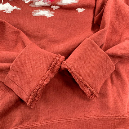 【中古品】【メンズ】 JORDAN BRAND ジョーダン ブランド AS M J ESS STMT FLC GFX CANYON RUST CREW NECK SWEAT SHIRT DH9036-691 クルーネック スウェットシャツ トレーナー 長袖 トップス 148-250708-as-32-izu サイズ：S カラー：ピンク系 万代Net店
