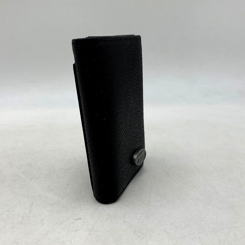 【中古品】【メンズ/レディース】 DIESEL ディーゼル X09366 D PLAQUE LOGO KEY CASE Dプラーク ロゴ キーケース 208-250609-ya-04-izu カラー：ブラック 万代Net店