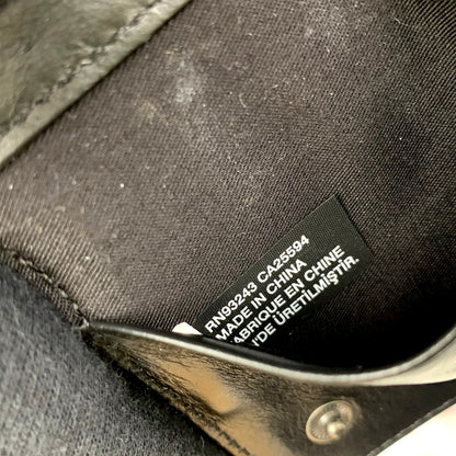 【中古品】【メンズ/レディース】 DIESEL ディーゼル X09366 D PLAQUE LOGO KEY CASE Dプラーク ロゴ キーケース 208-250609-ya-04-izu カラー：ブラック 万代Net店