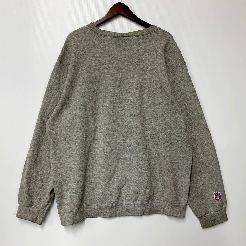 【現状渡し品】【メンズ】 NIKE ナイキ KANSAS CITY CHIEFS SWEATSHIRT FA-98-BSW スウェット トレーナー 長袖 ロゴ プリント トップス 146-250604-ay-08-izu サイズ：XL カラー：グレー 万代Net店