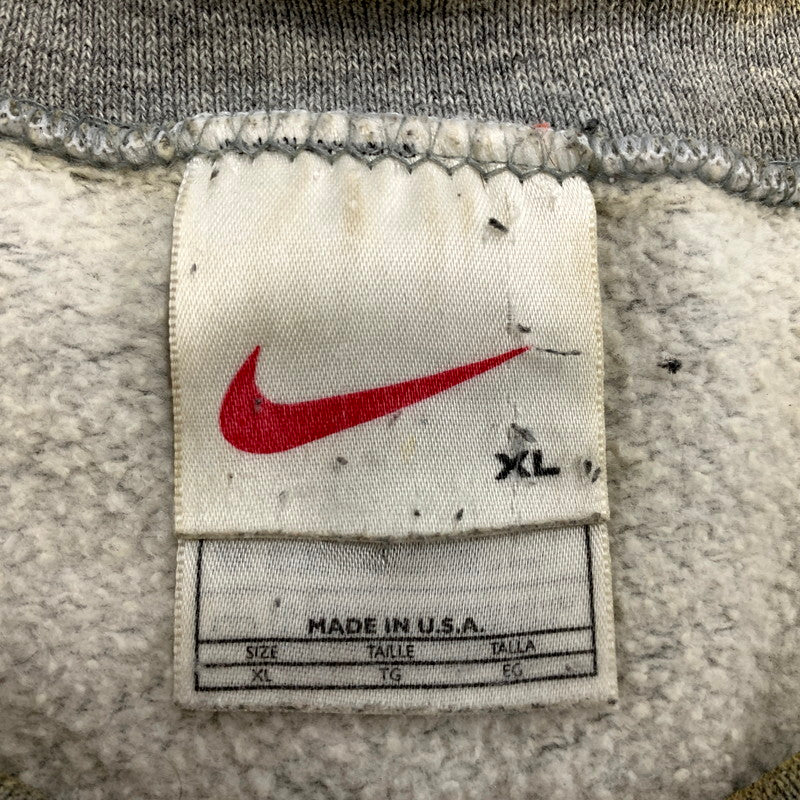 【現状渡し品】【メンズ】 NIKE ナイキ KANSAS CITY CHIEFS SWEATSHIRT FA-98-BSW スウェット トレーナー 長袖 ロゴ プリント トップス 146-250604-ay-08-izu サイズ：XL カラー：グレー 万代Net店