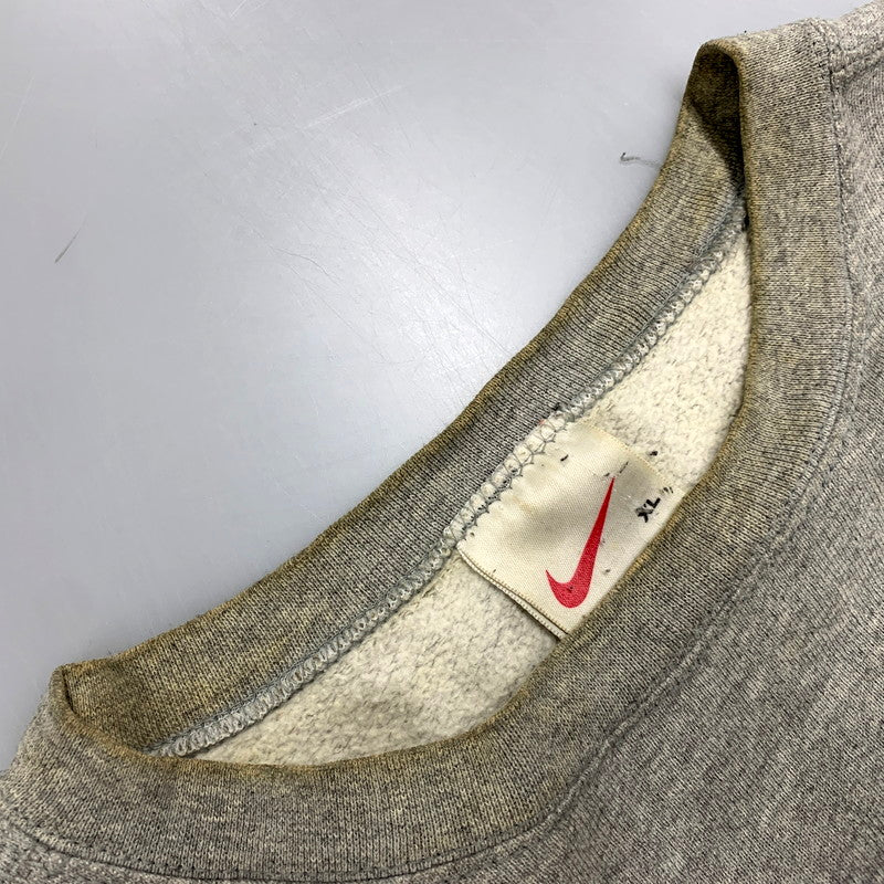 【現状渡し品】【メンズ】 NIKE ナイキ KANSAS CITY CHIEFS SWEATSHIRT FA-98-BSW スウェット トレーナー 長袖 ロゴ プリント トップス 146-250604-ay-08-izu サイズ：XL カラー：グレー 万代Net店