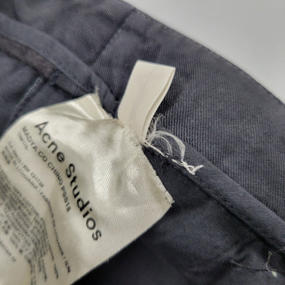 【中古品】【メンズ】 ACNE STUDIOS アクネストゥディオズ 10M176 MADYA CO CHINO PSS18 チノ パンツ ズボン ボトムス 152-250603-ma-19-izu サイズ：34 カラー：NAVY 万代Net店