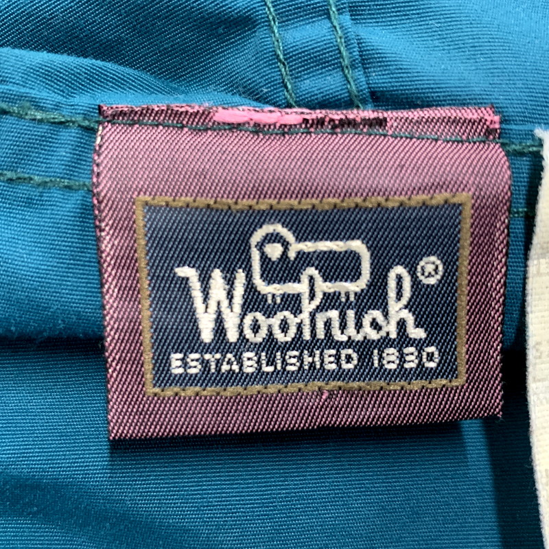 【中古品】【メンズ】 WOOLRICH ウールリッチ NYLON ANORAK PARKA ナイロン アノラック パーカー ジャケット アウター 146-250604-ay-05-izu サイズ：L カラー：グリーン 万代Net店