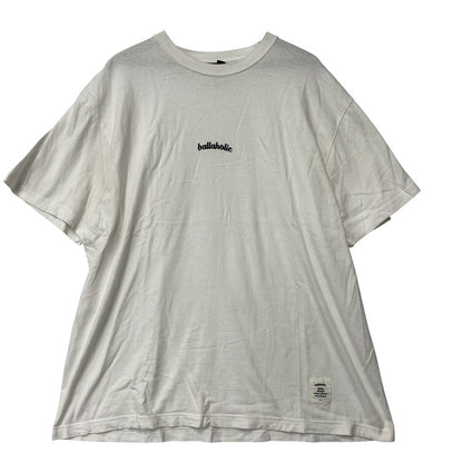 【中古品】【メンズ】 BALLAHOLIC ボーラホリック LOGO SS TEE ロゴ ショートスリーブT トップス 半袖 142-250627-ma-09-izu サイズ：XXL カラー：ホワイト 万代Net店
