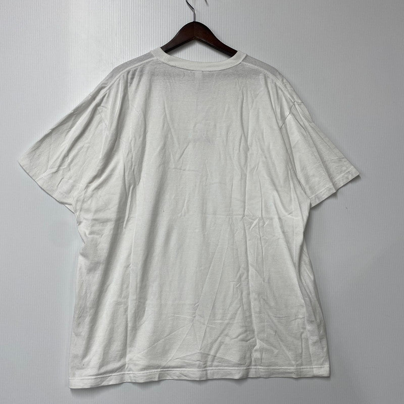 【中古品】【メンズ】 BALLAHOLIC ボーラホリック LOGO SS TEE ロゴ ショートスリーブT トップス 半袖 142-250627-ma-09-izu サイズ：XXL カラー：ホワイト 万代Net店