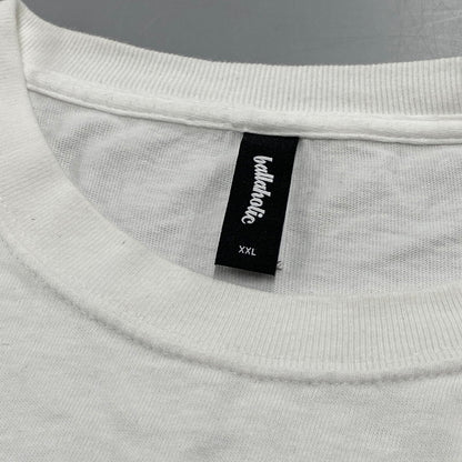 【中古品】【メンズ】 BALLAHOLIC ボーラホリック LOGO SS TEE ロゴ ショートスリーブT トップス 半袖 142-250627-ma-09-izu サイズ：XXL カラー：ホワイト 万代Net店